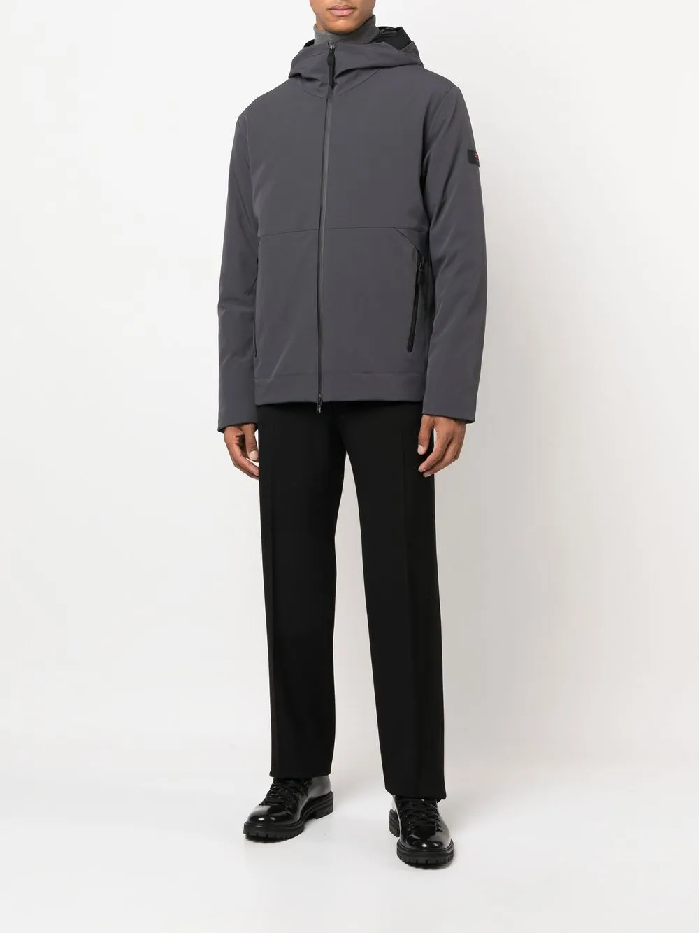 Peuterey Jack met capuchon - Grijs