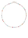 DOWER AND HALL Carnival beaded pearl necklace - White