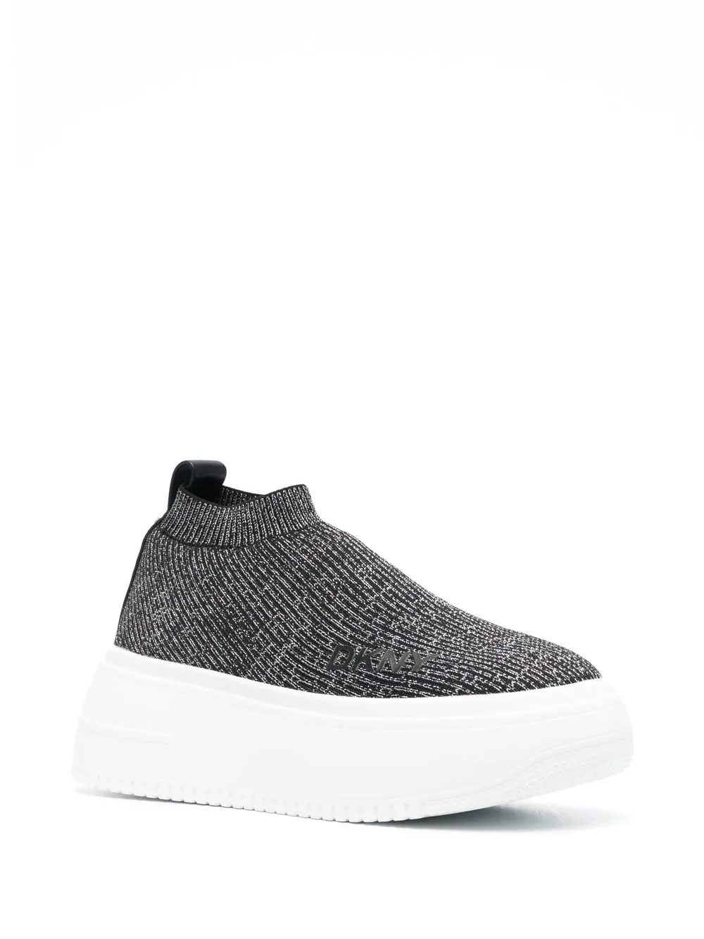 DKNY Sneakers met plateauzool - Zwart