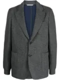 Canali single-breasted fitted blazer - Grey