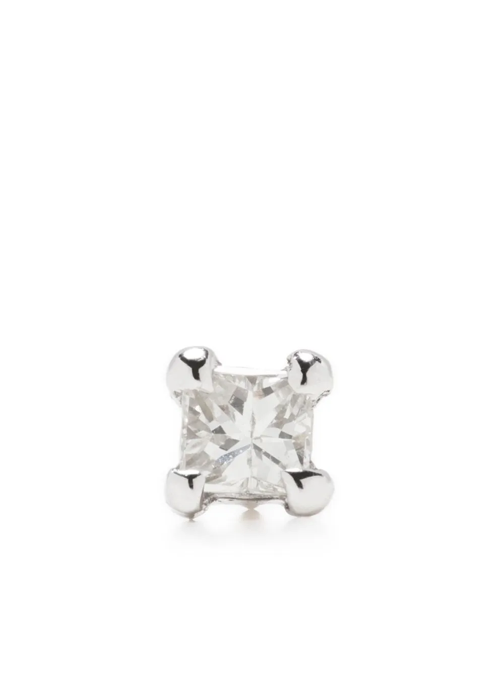 

We by WHITEbIRD claw-set diamond stud earring - Silver