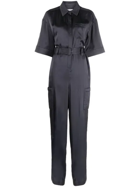 Krizia jumpsuit recto con manga corta 
