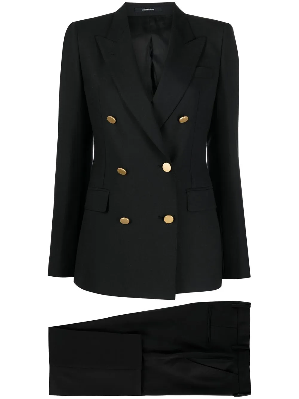 

Tagliatore traje de pantalones con doble botonadura - Negro