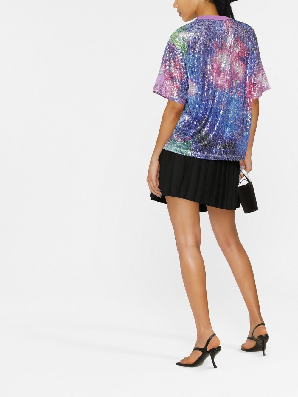 Versace Jeans Couture sequin-embellished short-sleeved T-shirt Women