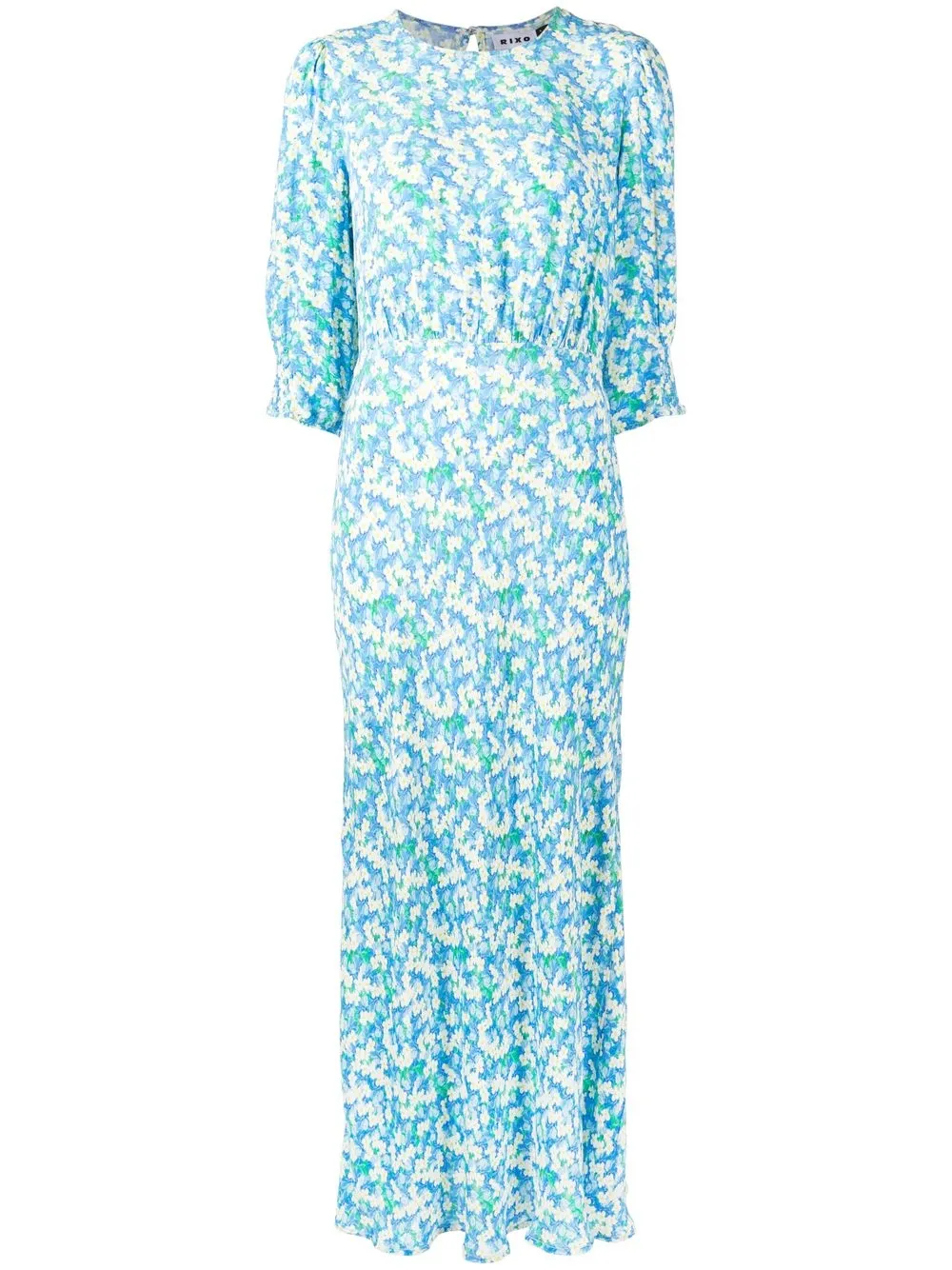 

Rixo Lucile floral-print maxi dress - Blue