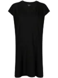 Eileen Fisher V-neck short-sleeve mini dress - Black