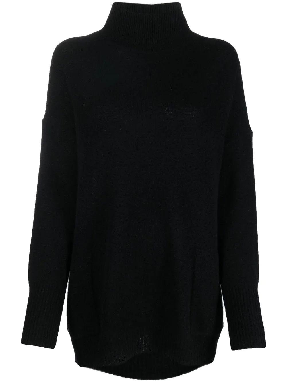 

360Cashmere suéter de cachemira con cuello vuelto - Negro