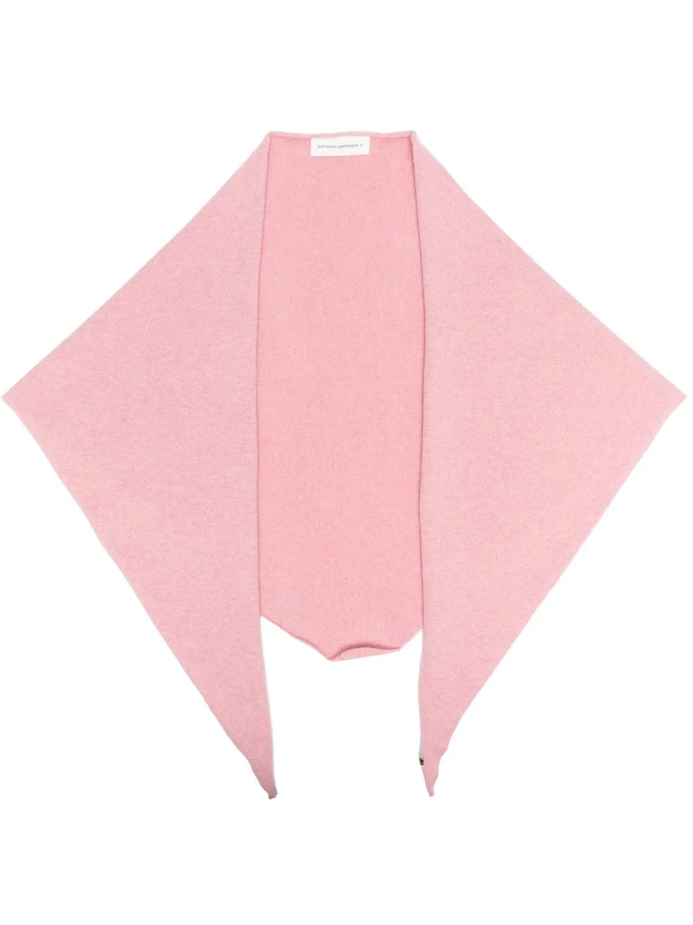 

extreme cashmere fine-knit cape scarf - Pink