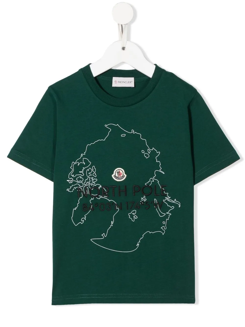 

Moncler Enfant playera con estampado gráfico - Verde