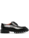 Santoni 35mm leather Oxford shoes - Black