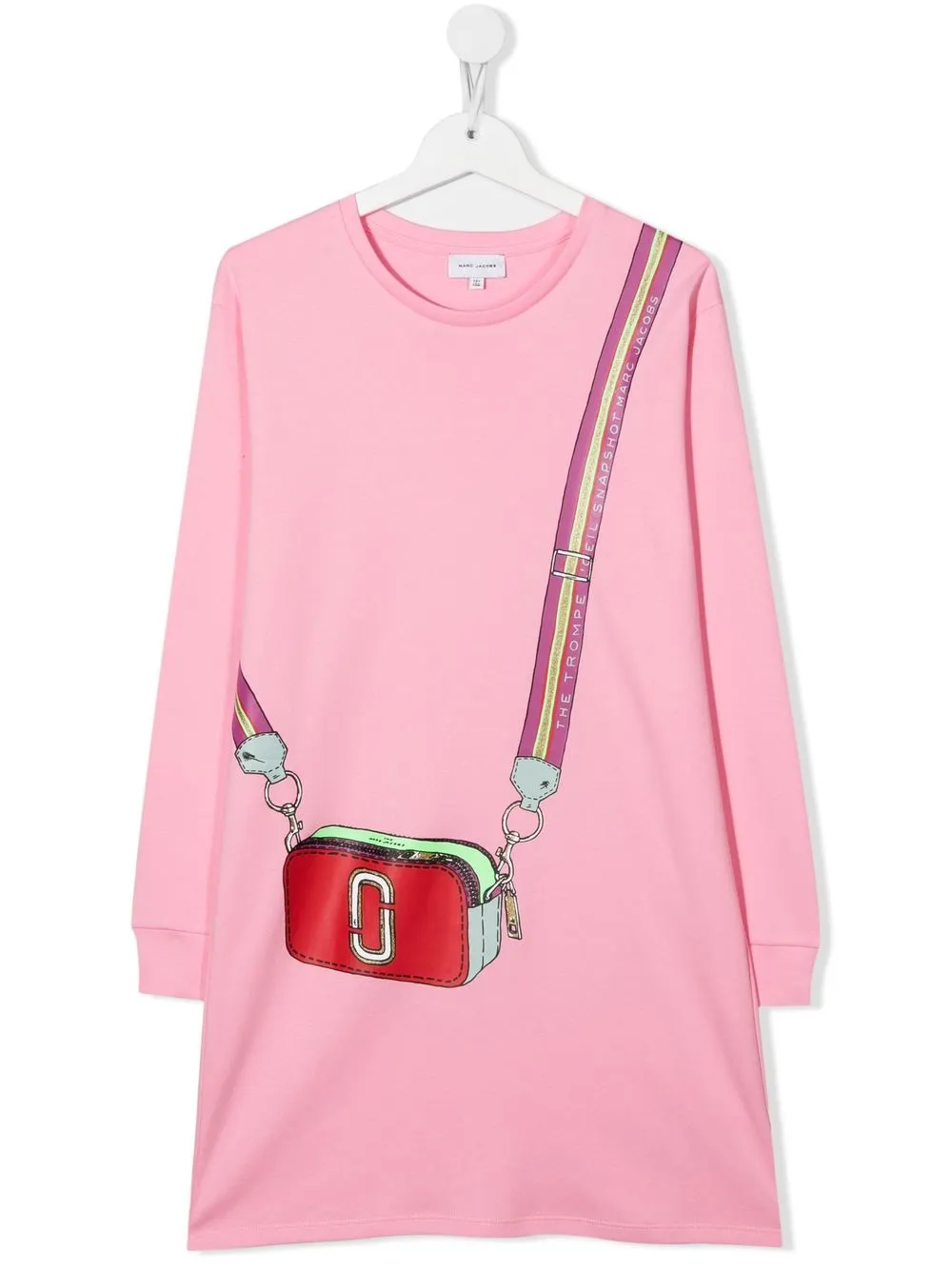 

Marc Jacobs Kids TEEN graphic-print T-shirt dress - Pink