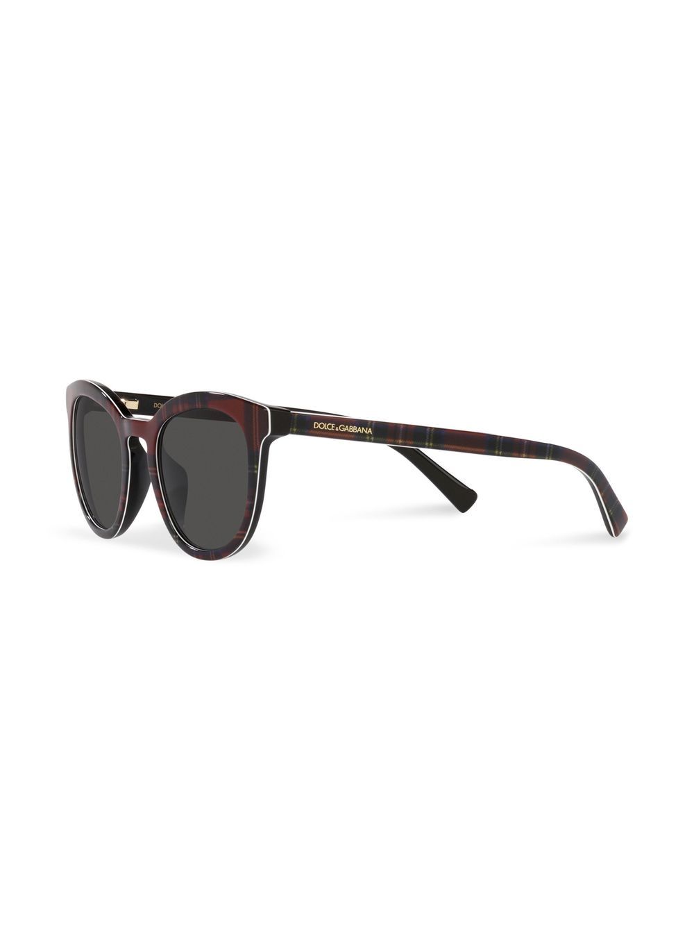 Dolce & Gabbana Eyewear Back To School round-frame sunglasses - Brown