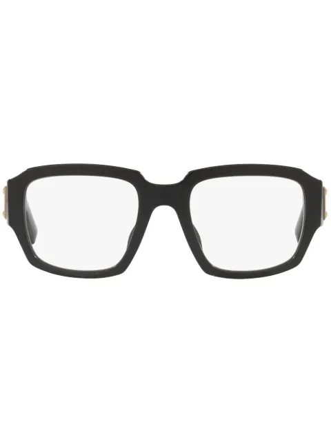 Dolce & Gabbana Eyewear Armação de óculos quadrada Placchetta