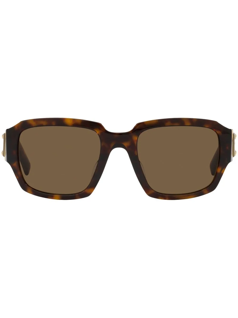 

Dolce & Gabbana Eyewear tortoiseshell-effect square-frame sunglasses - Brown