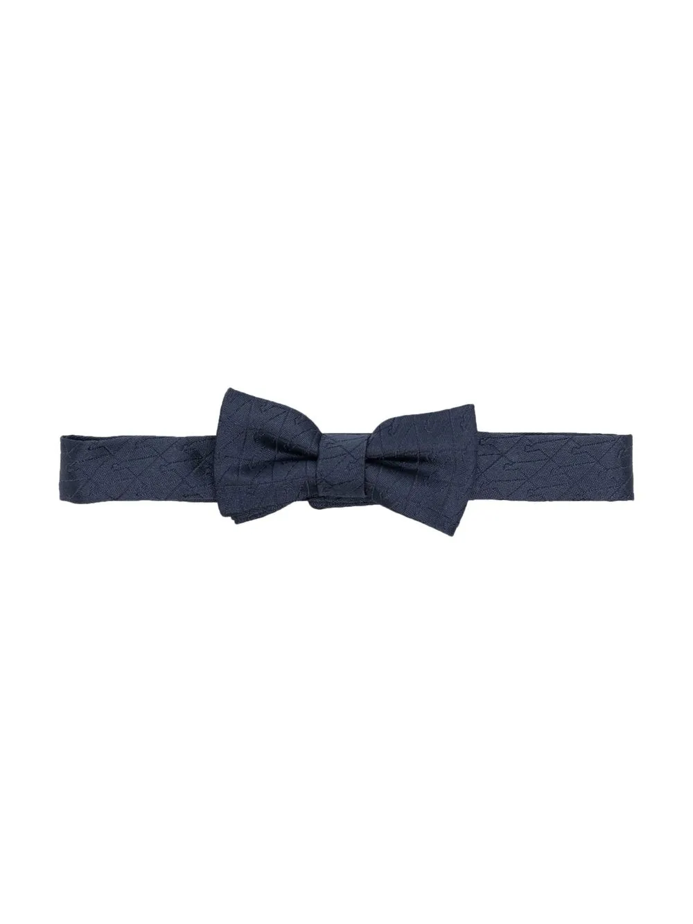 

Emporio Armani Kids jacquard silk bow tie - Blue