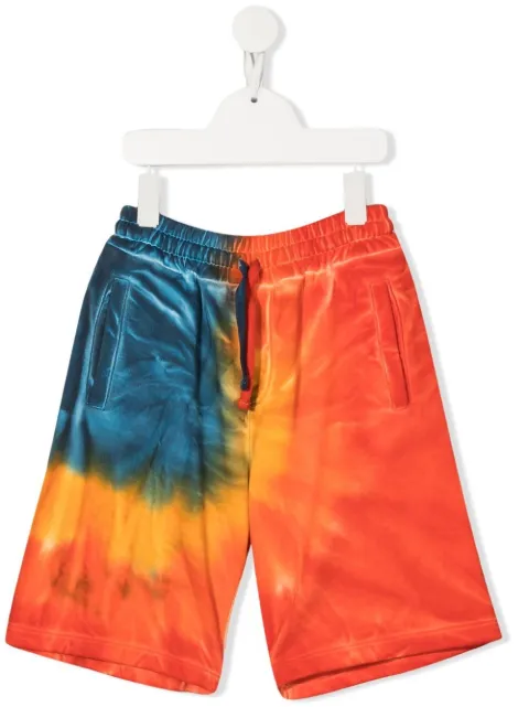 Dolce & Gabbana Kids tie dye-print cotton shorts 