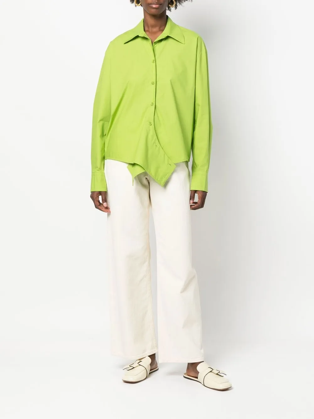 Wrap-Around Asymmetric Shirt