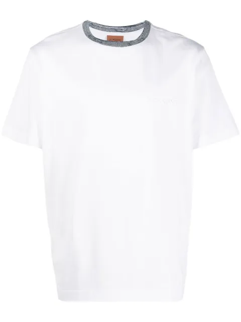 Missoni contrasting-neckline detail T-shirt