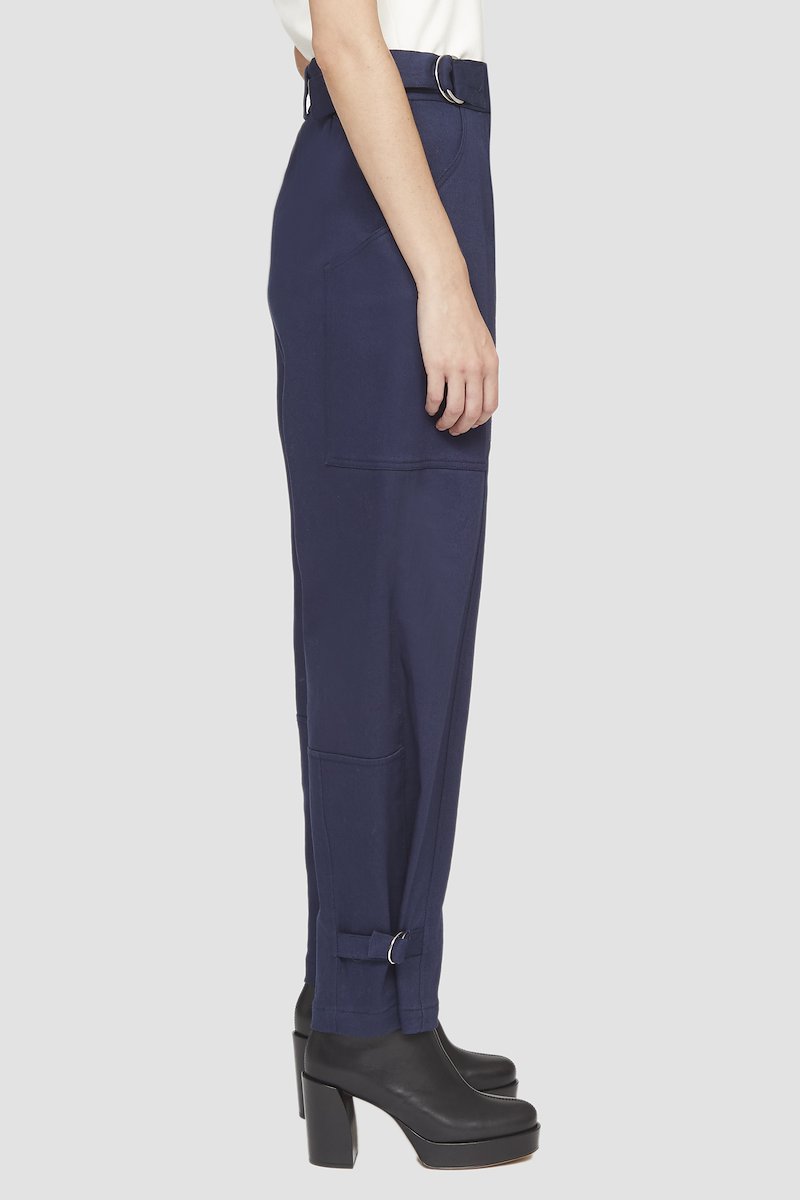 Cotton Twill Utility Pant-blue #0 Cotton Twill Utility Pant, - 4
