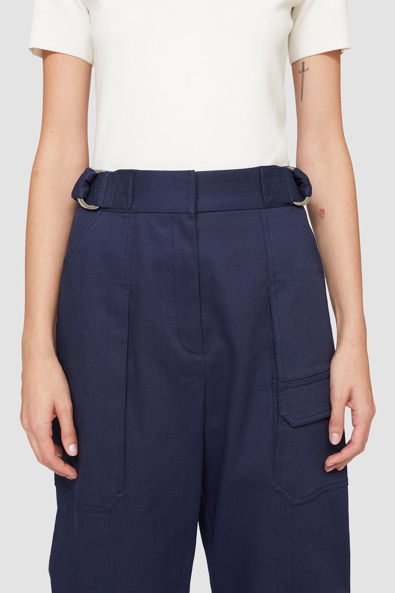 Cotton Twill Utility Pant-blue #0 Cotton Twill Utility Pant, - 6