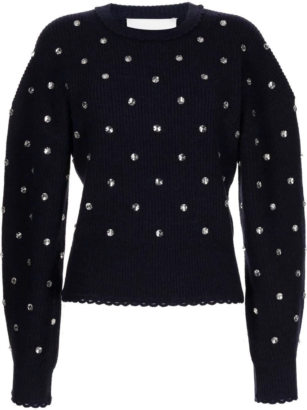 

3.1 Phillip Lim rhinestone-embellished jumper - Blue