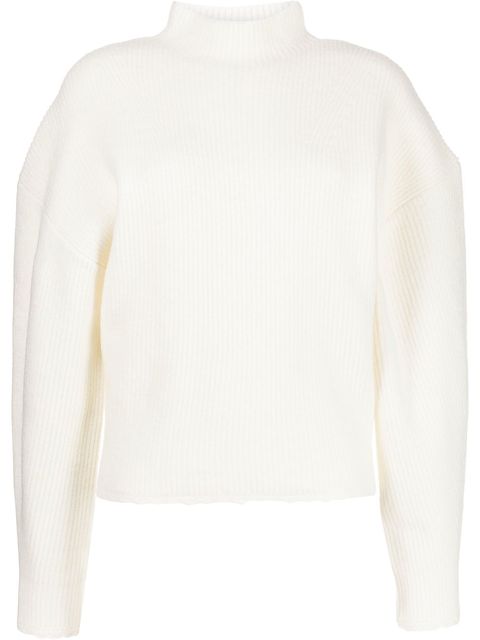 3.1 Phillip Lim scallop-trim mock-neck jumper