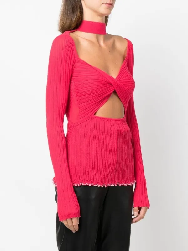 3.1 Phillip Lim cut-out Knitted Top - Farfetch