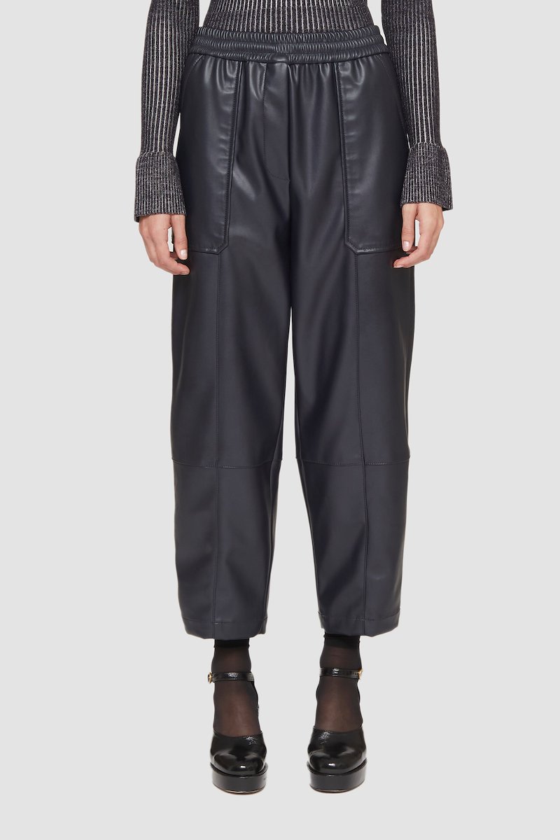 Leather Alternative Pull-On Trouser-blue #1 Leather Alternative Pull-On Trouser, - 1