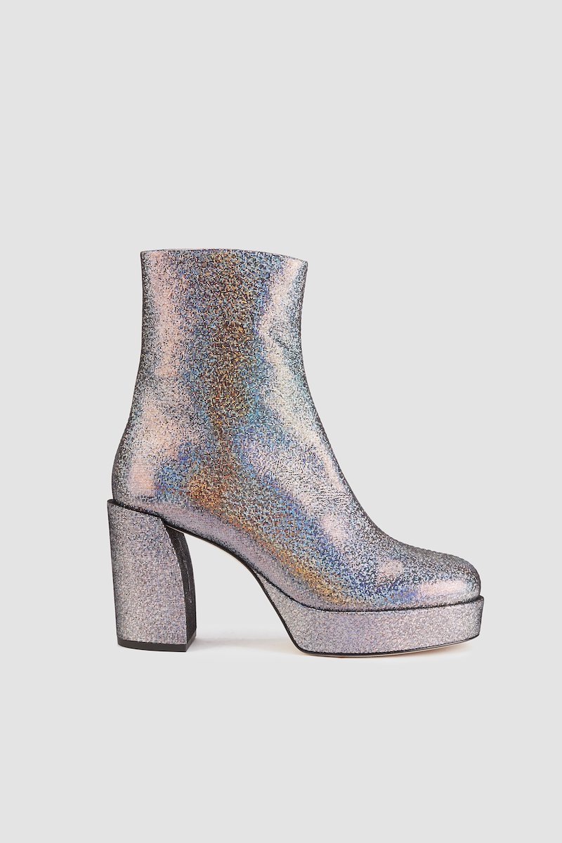 Naomi Platform Zip Up Mid Boot-grey #0 Naomi Platform Zip Up Mid Boot, - 0