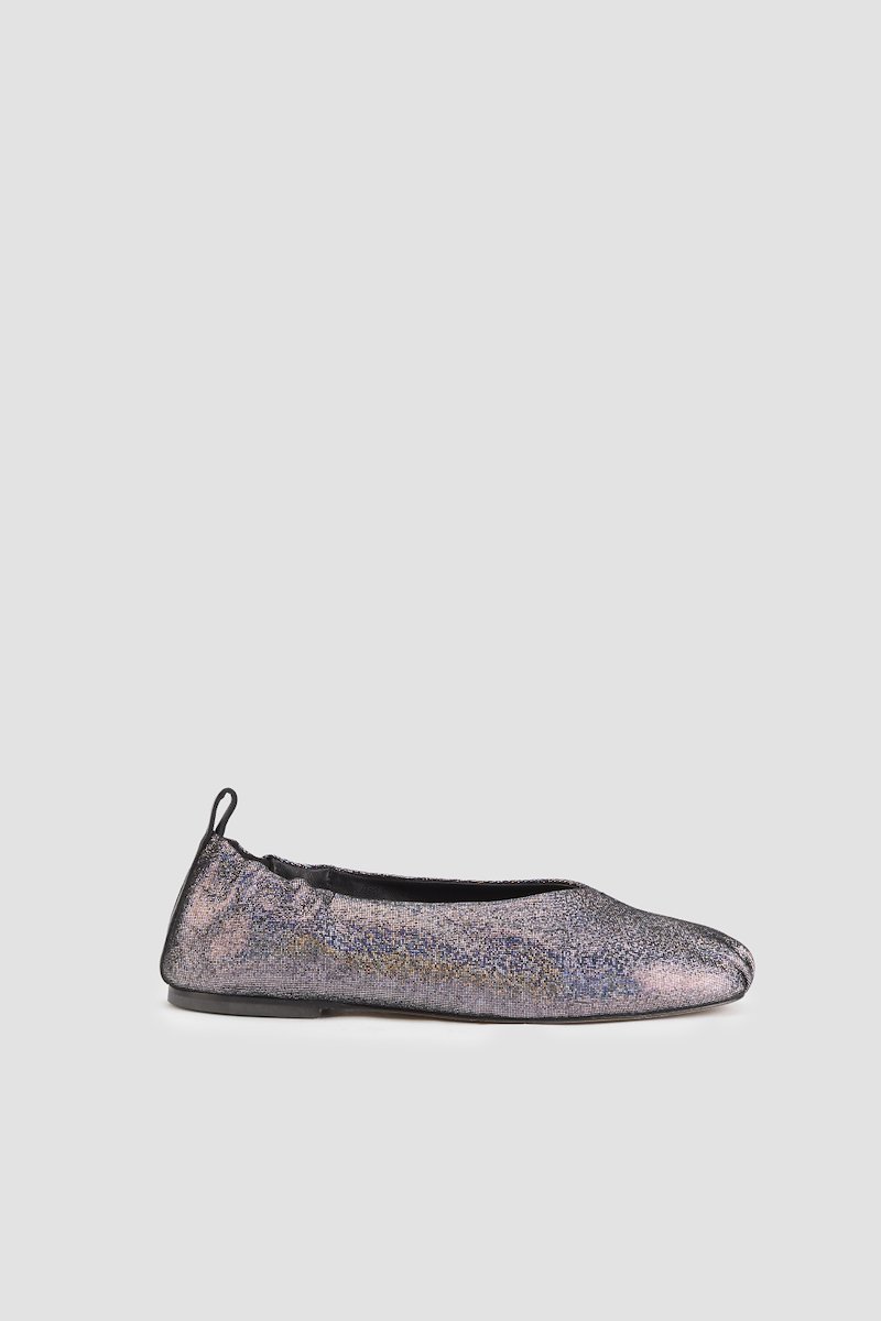 Elisa Ruched Ballerina Loafer-grey #0 Elisa Ruched Ballerina Loafer, - 0