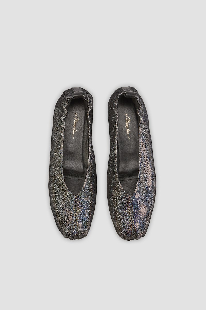 Elisa Ruched Ballerina Loafer-grey #1 Elisa Ruched Ballerina Loafer, - 5