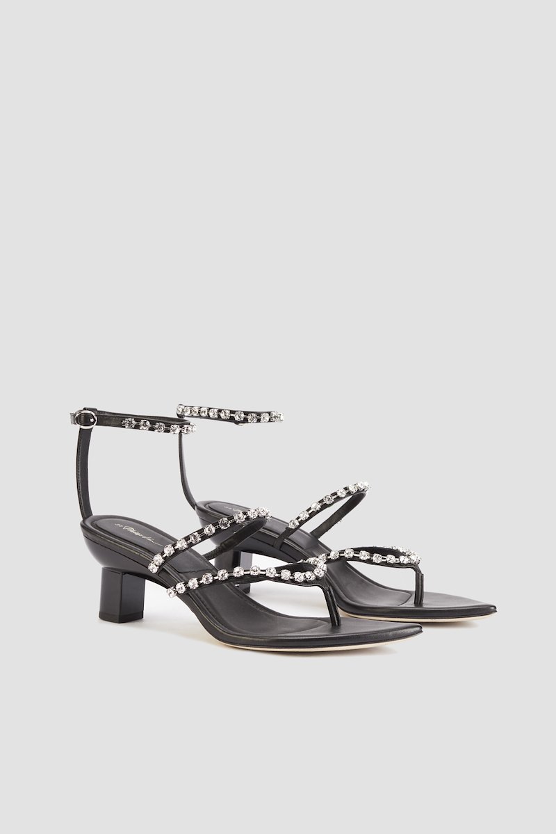 Verona Sandal-black #1 Verona Sandal, - 3