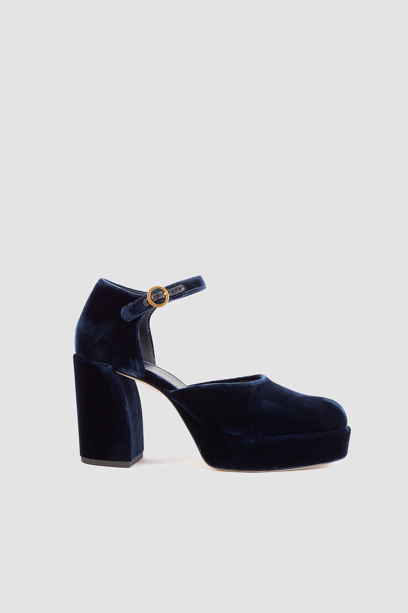 Naomi Platform Mary Jane-blue #0 Naomi Platform Mary Jane, - 0
