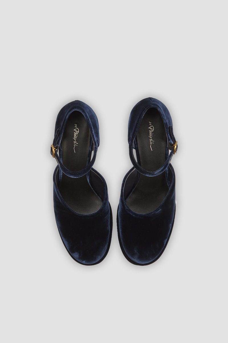 Naomi Platform Mary Jane-blue #0 Naomi Platform Mary Jane, - 4