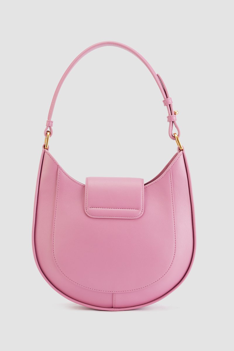Pashli Modern Hobo-pink #0 Pashli Modern Hobo, Pashli shoulder bag from 3.1 PHILLIP LIM featuring pink, calf leather, push-lock fastening, engraved logo, single circular top handle and front flap closure.- 2