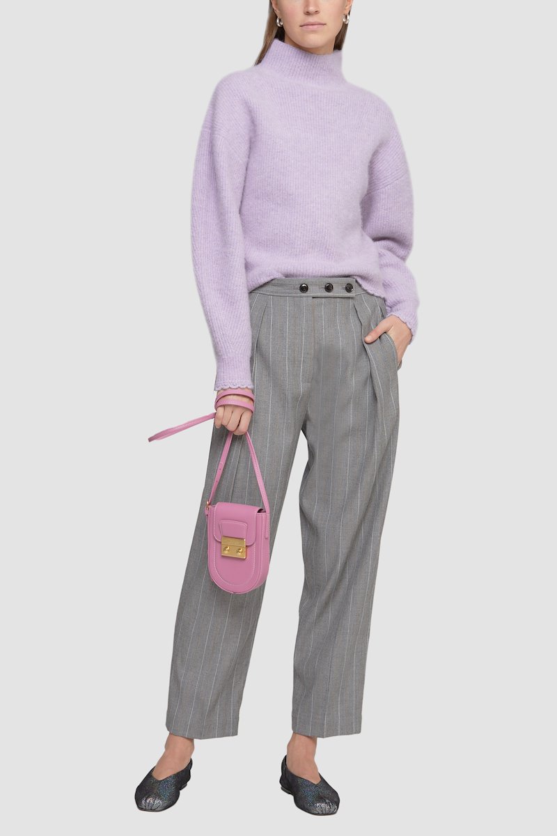 Pashli Kit Crossbody-pink #1 Pashli Kit Crossbody, Pashli Kit crossbody bag from 3.1 PHILLIP LIM featuring pink, calf leather, contrast stitching, foldover top, push-lock fastening, engraved logo, adjustable shoulder strap and rear card slots.- 1