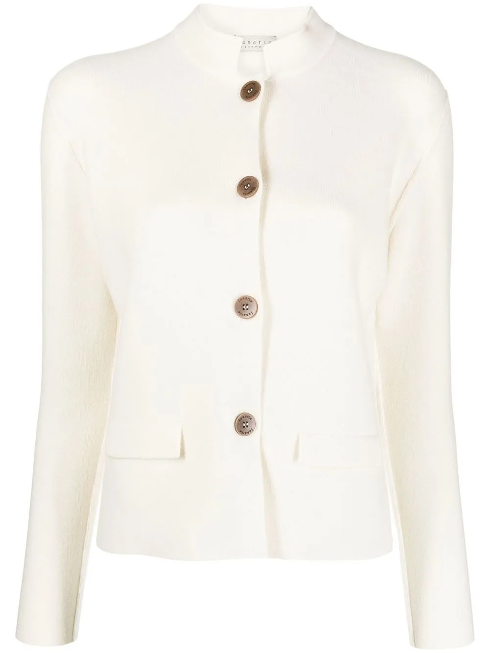 

LUNARIA CASHMERE button-down jacket - Neutrals