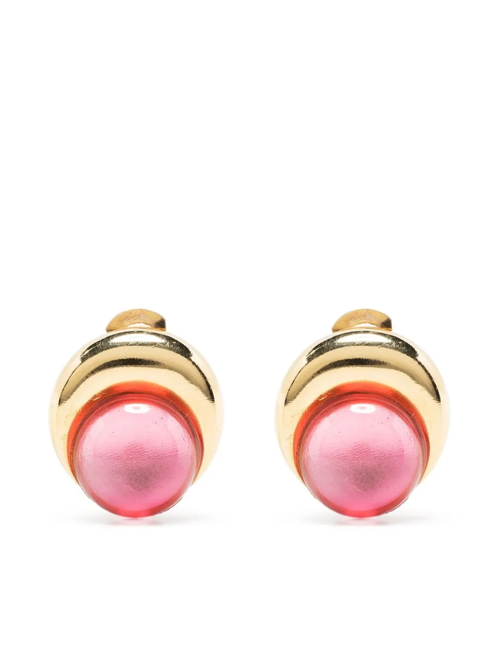 

Marine Serre Pearl Moon earrings - Gold