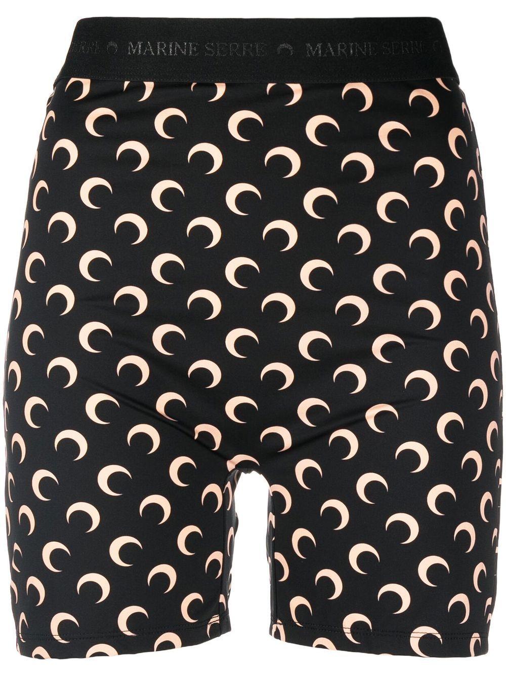 MARINE SERRE MOON-PRINT CYCLING SHORTS