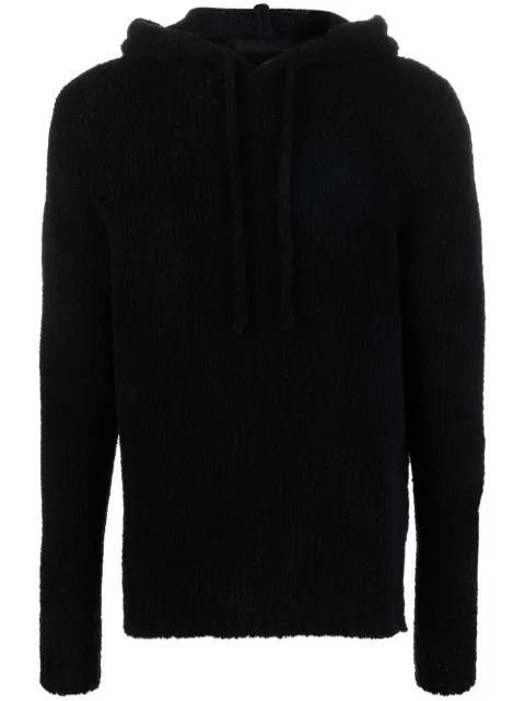 Ten C sherpa wool-blend hoodie