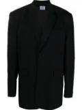 VETEMENTS oversize single-breasted blazer - Black