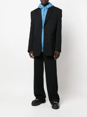 ★限定セール開催中 VETEMENTS テーラードジャケット バックロゴ ☆限定セール開催中 VETEMENTS テーラードジャケット バックロゴ