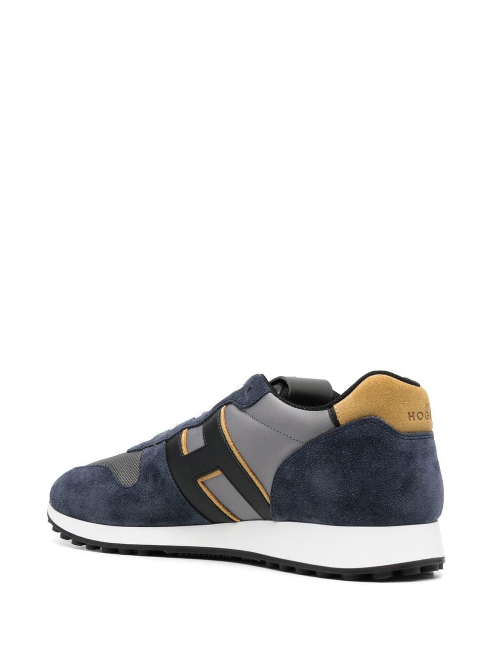 Hogan H383 Panelled low-top Sneakers - Farfetch