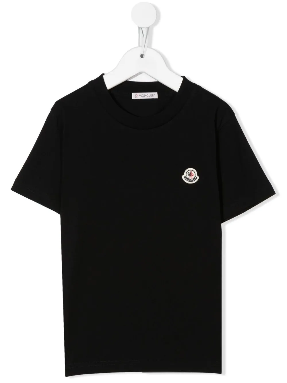 

Moncler Enfant playera con parche del logo - Negro