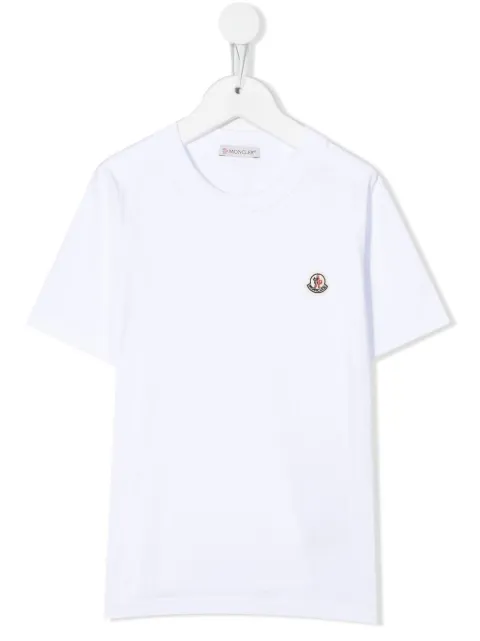 Moncler Enfant logo-patch short-sleeve T-shirt 