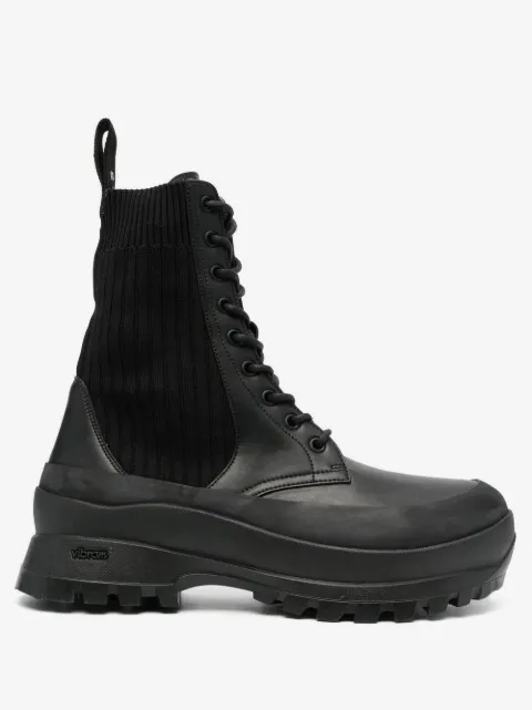 Stella McCartney Trace lace-up combat boots