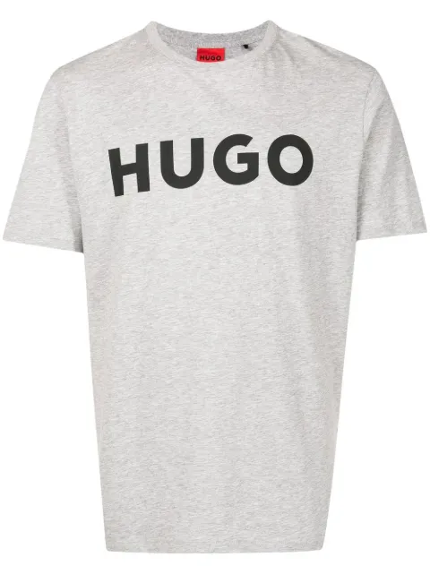 HUGO Camiseta mangas curtas com logo