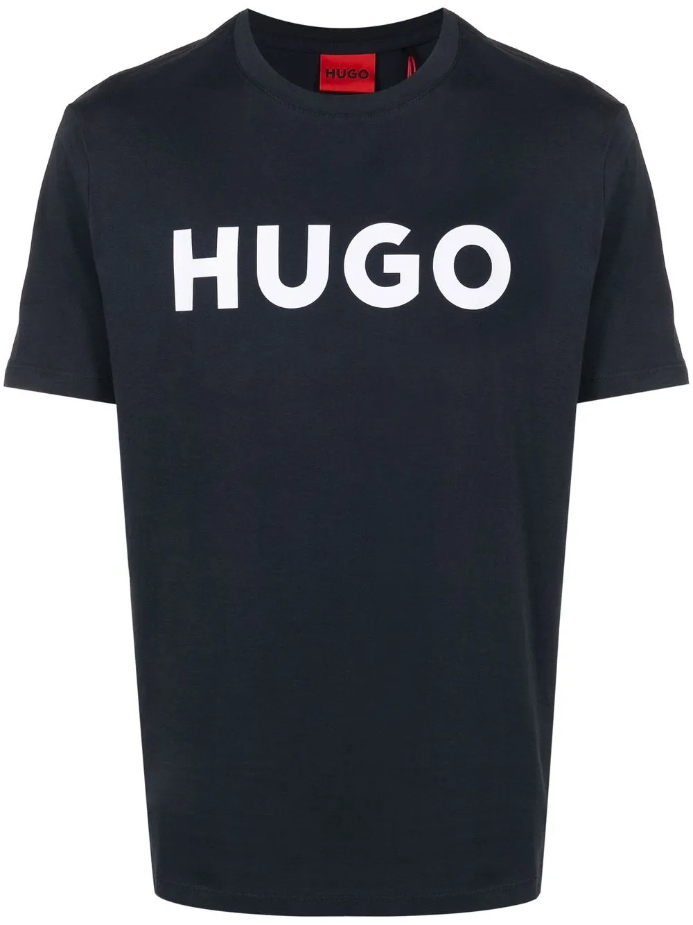 HUGO Camiseta mangas curtas com logo | Azul | Image 1