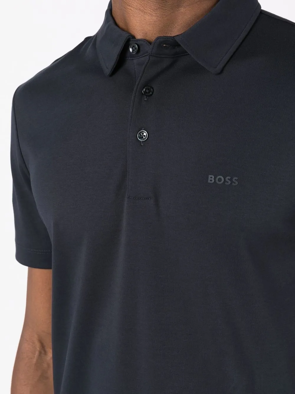 BOSS Poloshirt met korte mouwen Blauw