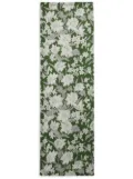 La DoubleJ Lilium Avorio-print table runner (50x80cm) - Green